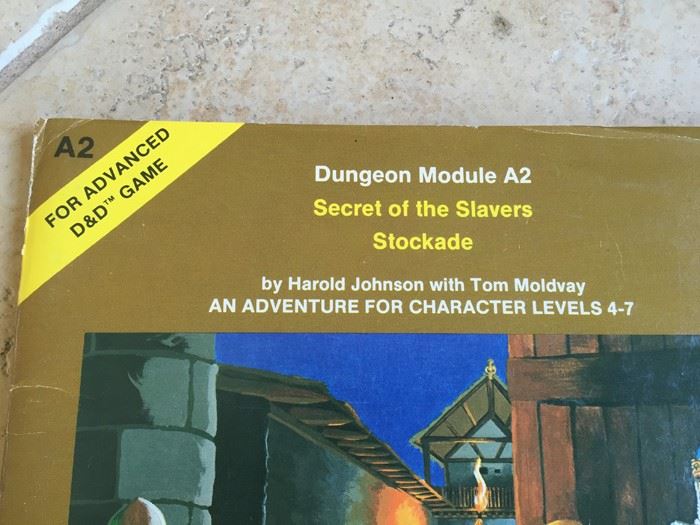 Secret Of The Slavers Stockade - Dungeon Module A2 1981 TSR [Photo 2]