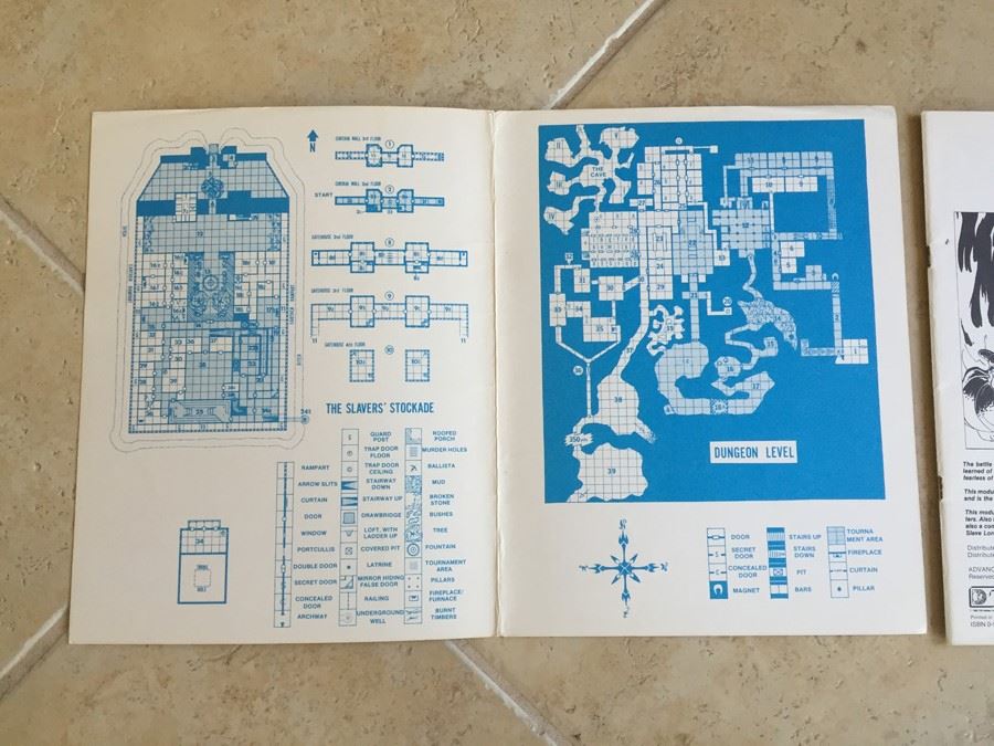 Secret Of The Slavers Stockade - Dungeon Module A2 1981 TSR