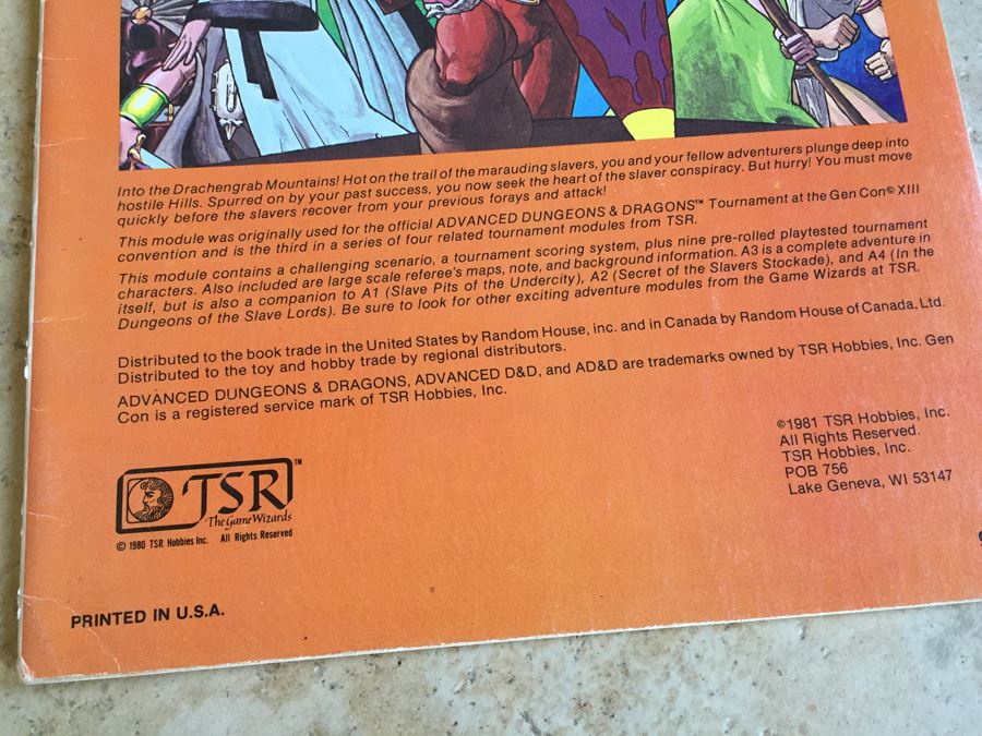 Assault on the Aerie of the Slave Lords (Advanced Dungeons & Dragons module A3) [Photo 5]