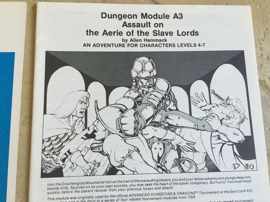 Assault on the Aerie of the Slave Lords (Advanced Dungeons & Dragons module A3) [Photo 8]
