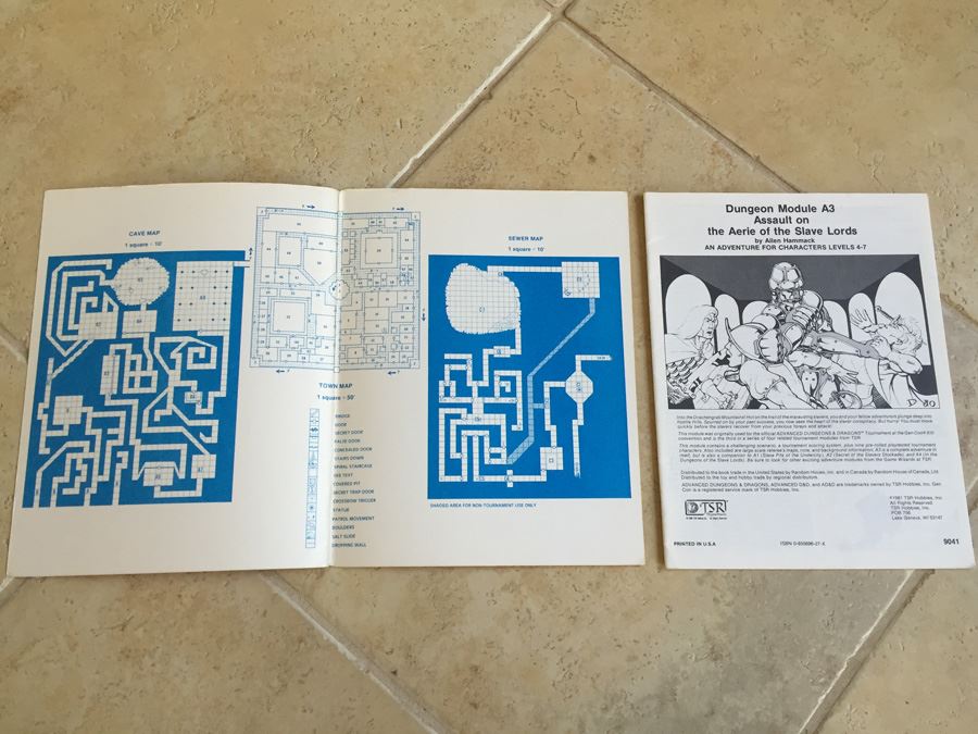 Assault on the Aerie of the Slave Lords (Advanced Dungeons & Dragons module A3) [Photo 3]