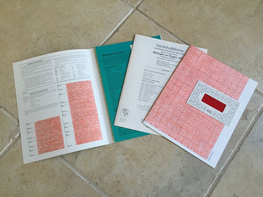 Midnight on Dagger Alley (Advanced Dungeons and Dragons Module MV1)  1984 TSR [Photo 3]