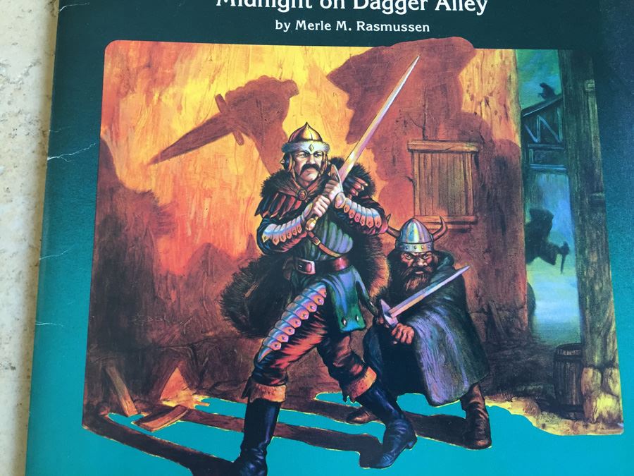 Midnight on Dagger Alley (Advanced Dungeons and Dragons Module MV1)  1984 TSR [Photo 5]