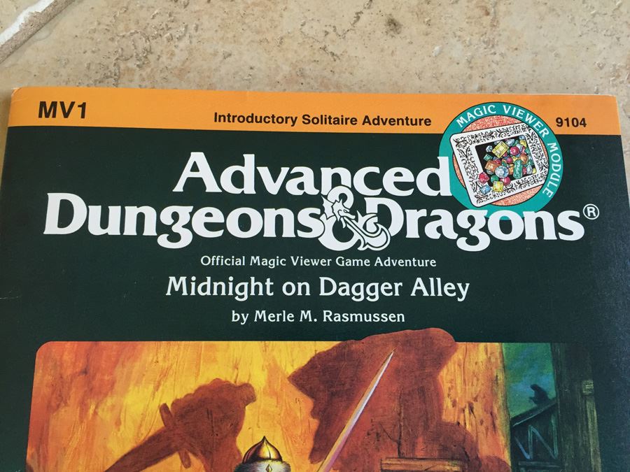 Midnight on Dagger Alley (Advanced Dungeons and Dragons Module MV1)  1984 TSR [Photo 2]