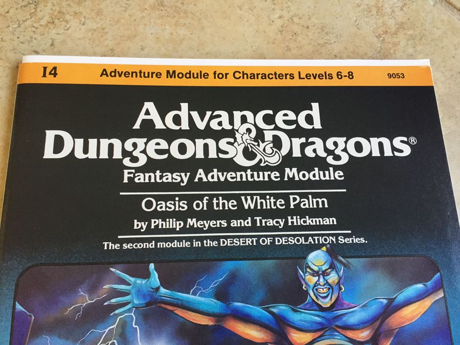 Oasis of the White Palm (Advanced Dungeons & Dragons Fantasy Adventure, Module I4 / Desert of Desolation Series, No. 9053) - 1983 TSR [Photo 2]