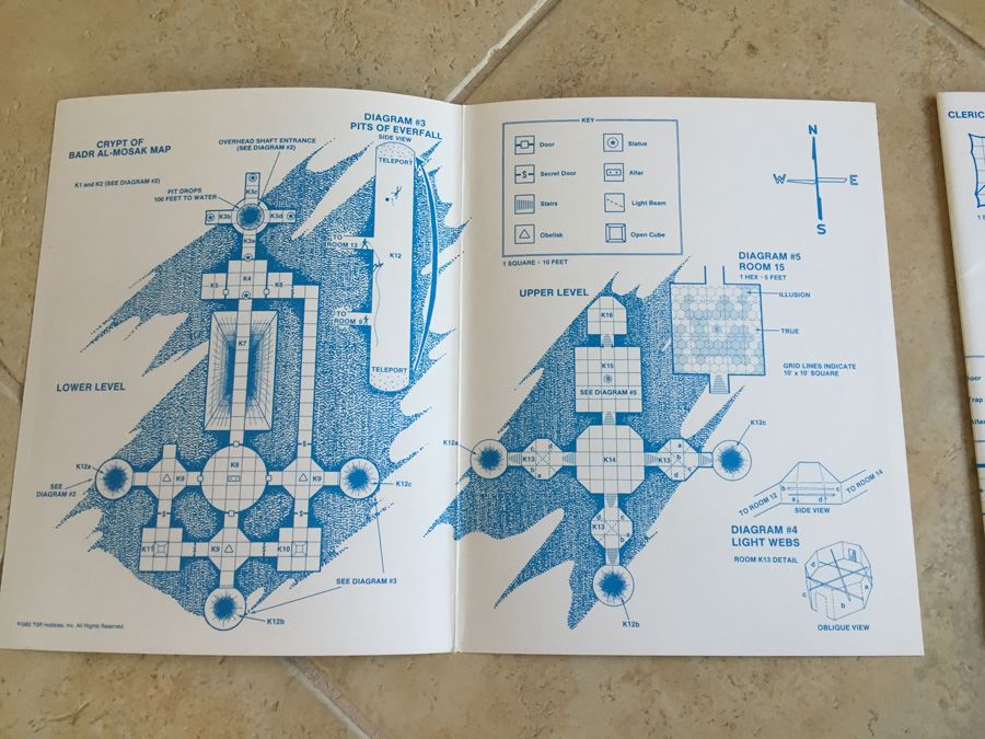 Oasis of the White Palm (Advanced Dungeons & Dragons Fantasy Adventure, Module I4 / Desert of Desolation Series, No. 9053) - 1983 TSR [Photo 6]