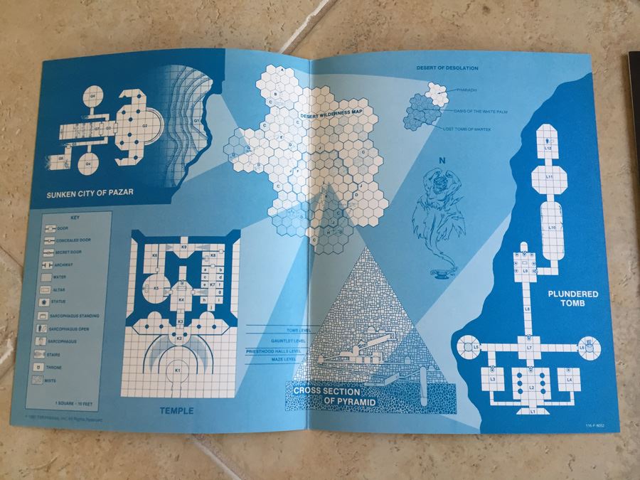 Pharaoh: Advanced Dungeons & Dragons Fantasy Adventure Module (Module I3 for Characters Levels 5-7)  - 1982 TSR [Photo 6]