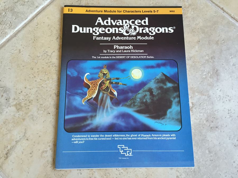 Pharaoh: Advanced Dungeons & Dragons Fantasy Adventure Module (Module I3 for Characters Levels 5-7)  - 1982 TSR [Photo 1]