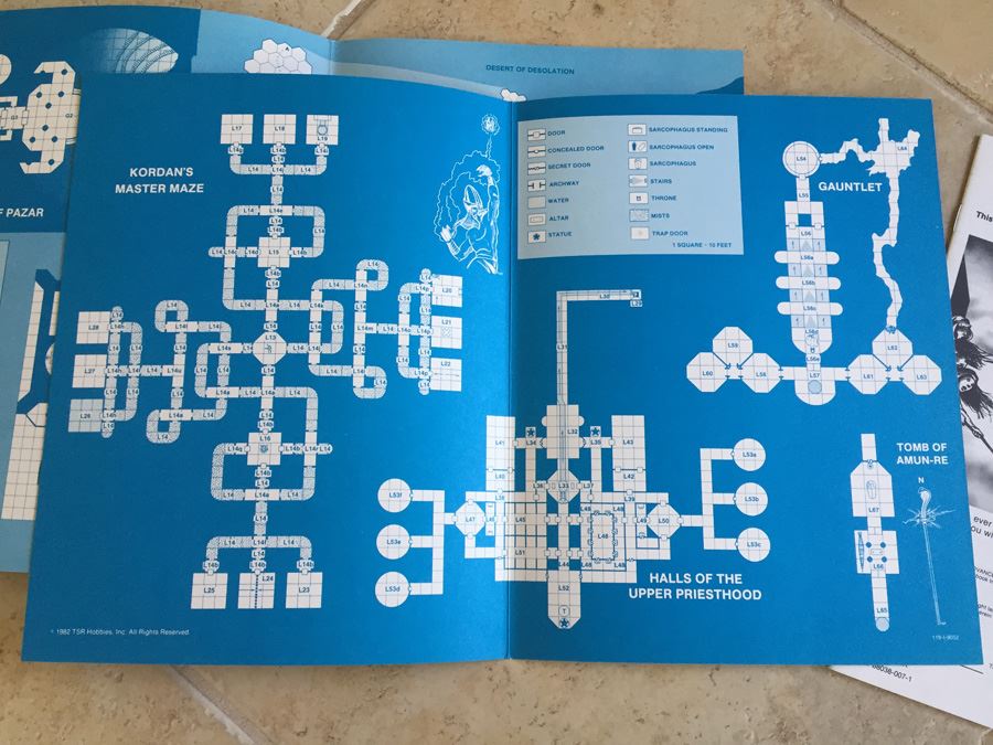 Pharaoh: Advanced Dungeons & Dragons Fantasy Adventure Module (Module I3 for Characters Levels 5-7)  - 1982 TSR [Photo 10]