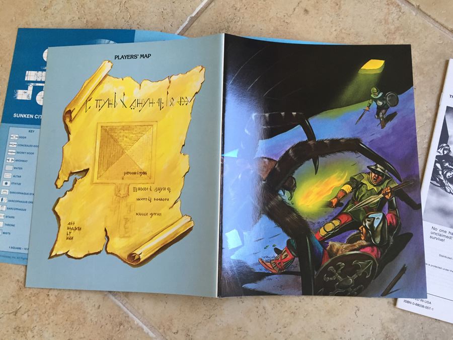 Pharaoh: Advanced Dungeons & Dragons Fantasy Adventure Module (Module I3 for Characters Levels 5-7)  - 1982 TSR [Photo 7]