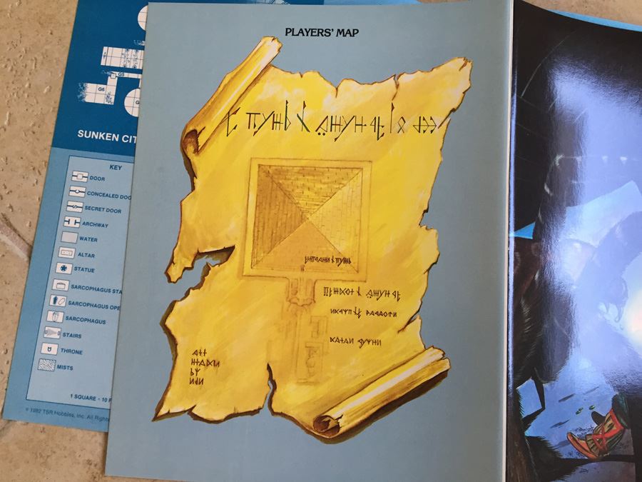 Pharaoh: Advanced Dungeons & Dragons Fantasy Adventure Module (Module I3 for Characters Levels 5-7)  - 1982 TSR [Photo 8]