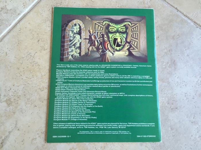 Tomb of Horrors (Advanced Dungeons & Dragons Module S1) 1978 TSR [Photo 17]