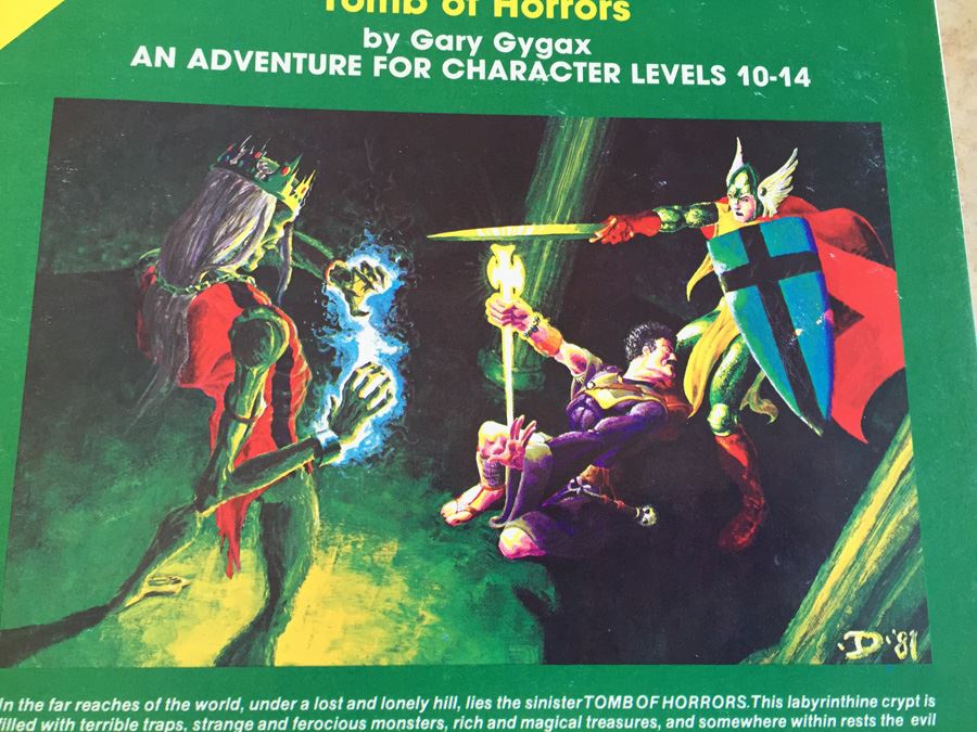 Tomb of Horrors (Advanced Dungeons & Dragons Module S1) 1978 TSR [Photo 4]