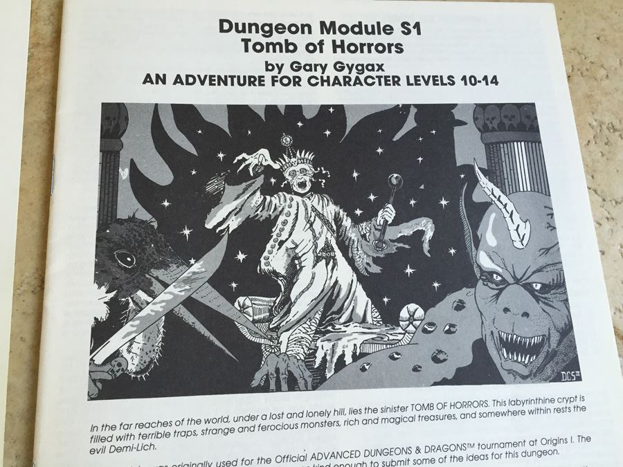 Tomb of Horrors (Advanced Dungeons & Dragons Module S1) 1978 TSR [Photo 8]