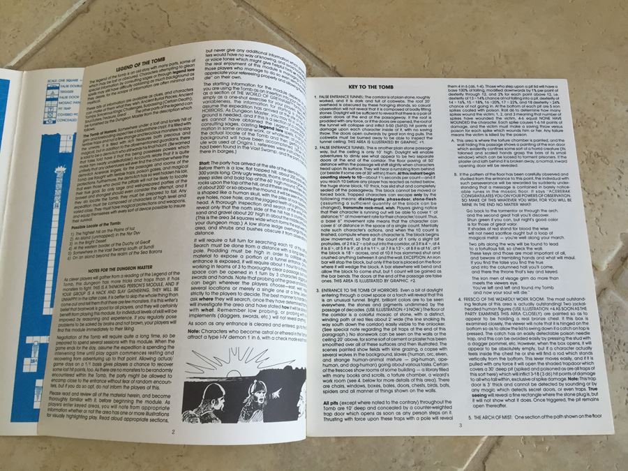 Tomb of Horrors (Advanced Dungeons & Dragons Module S1) 1978 TSR [Photo 11]