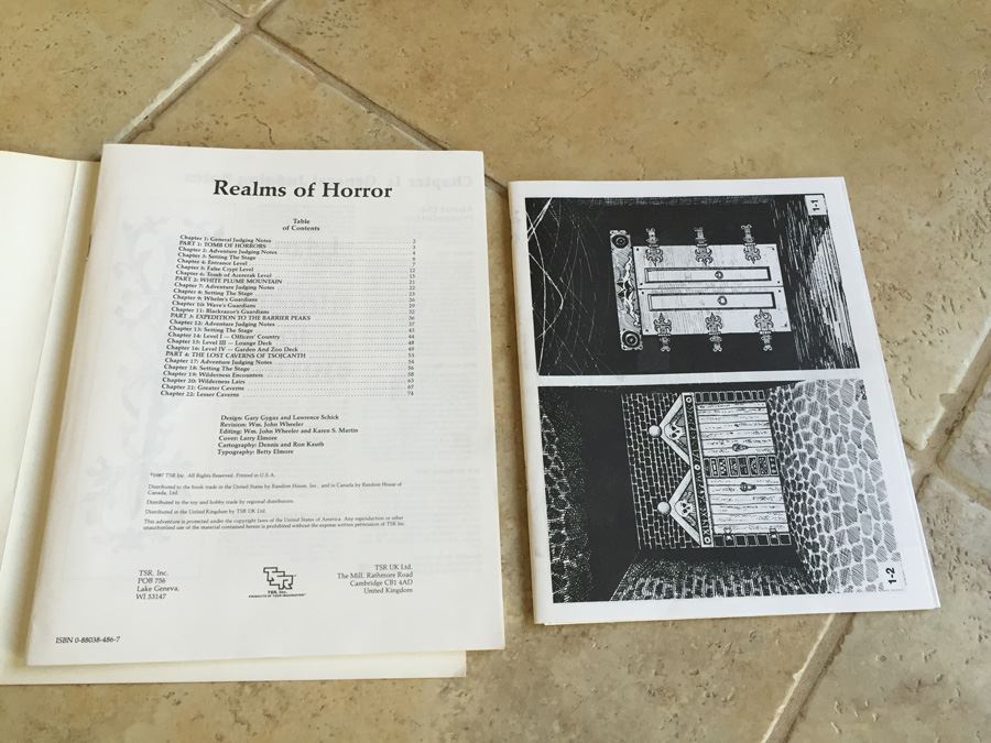 Realms of Horror (Advanced Dungeons and Dragons Module S1-4) 1987 TSR [Photo 3]