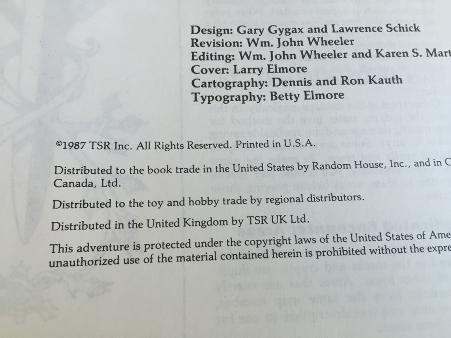 Realms of Horror (Advanced Dungeons and Dragons Module S1-4) 1987 TSR [Photo 6]