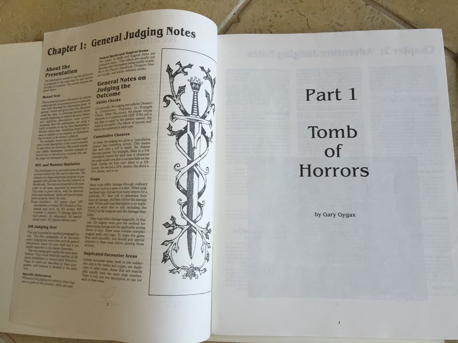 Realms of Horror (Advanced Dungeons and Dragons Module S1-4) 1987 TSR [Photo 8]