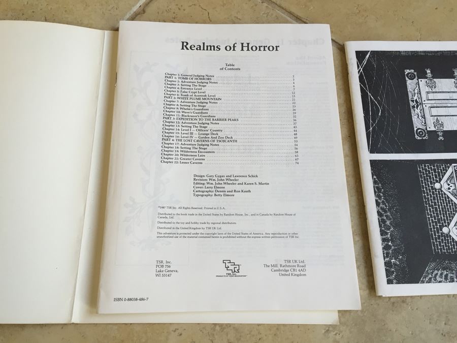 Realms of Horror (Advanced Dungeons and Dragons Module S1-4) 1987 TSR [Photo 5]