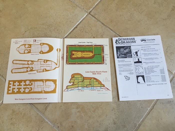 Ghost of Lion Castle (Dungeons & Dragons module BSOLO) 1984 TSR [Photo 3]