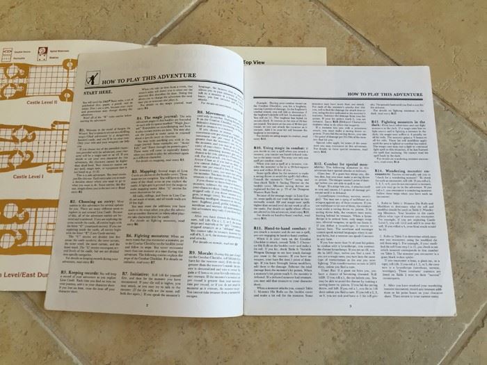 Ghost of Lion Castle (Dungeons & Dragons module BSOLO) 1984 TSR [Photo 9]