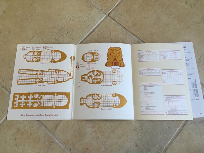 Ghost of Lion Castle (Dungeons & Dragons module BSOLO) 1984 TSR [Photo 5]
