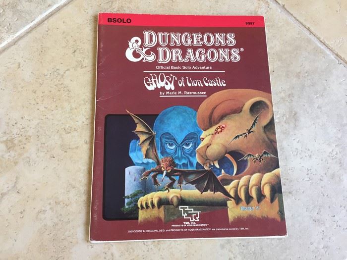 Ghost of Lion Castle (Dungeons & Dragons module BSOLO) 1984 TSR [Photo 1]
