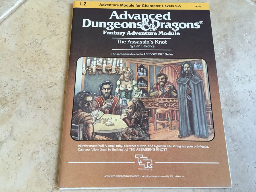 The Assassin's Knot (Advanced Dungeons & Dragons Module L2) TSR 1983 [Photo 1]