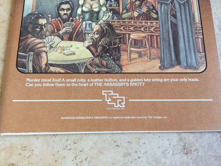 The Assassin's Knot (Advanced Dungeons & Dragons Module L2) TSR 1983 [Photo 5]