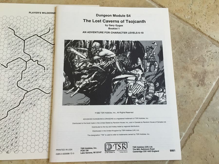 The Lost Caverns of Tsojcanth (Advanced Dungeons & Dragons Module S4) TSR 1983 [Photo 7]