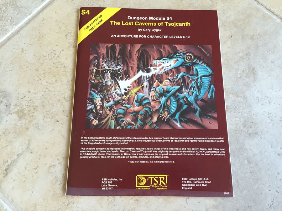The Lost Caverns of Tsojcanth (Advanced Dungeons & Dragons Module S4) TSR 1983 [Photo 1]