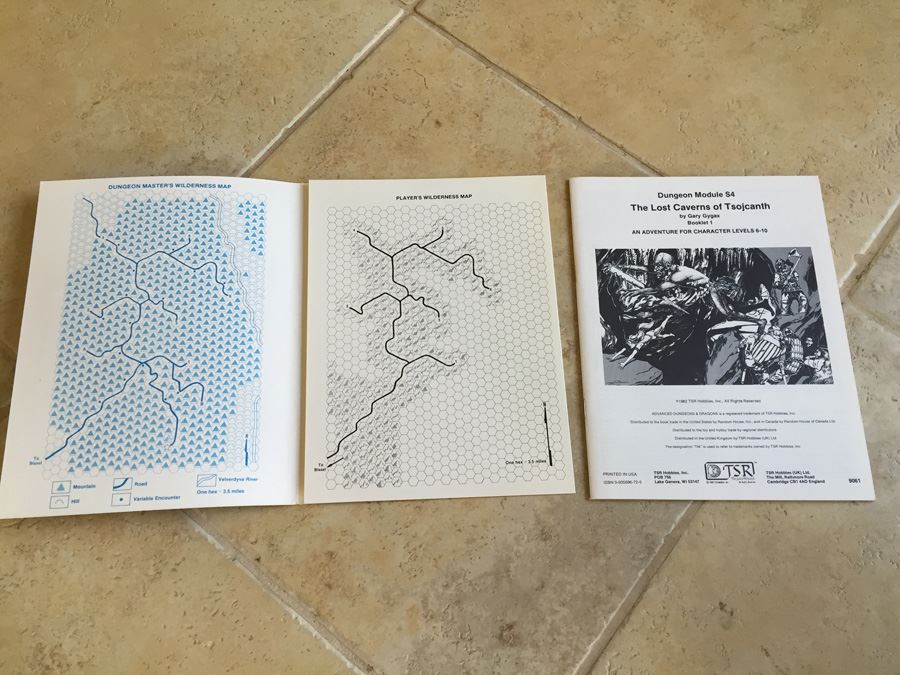 The Lost Caverns of Tsojcanth (Advanced Dungeons & Dragons Module S4) TSR 1983 [Photo 3]