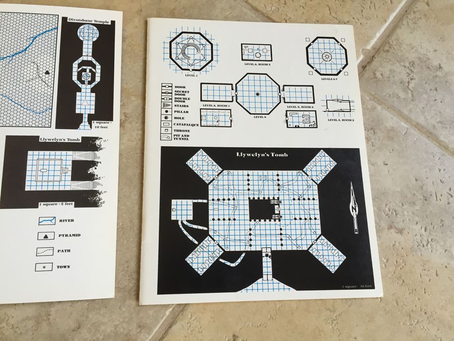 The Bane of Llywelyn (Advanced Dungeons & Dragons module C5) TSR 1985 [Photo 7]