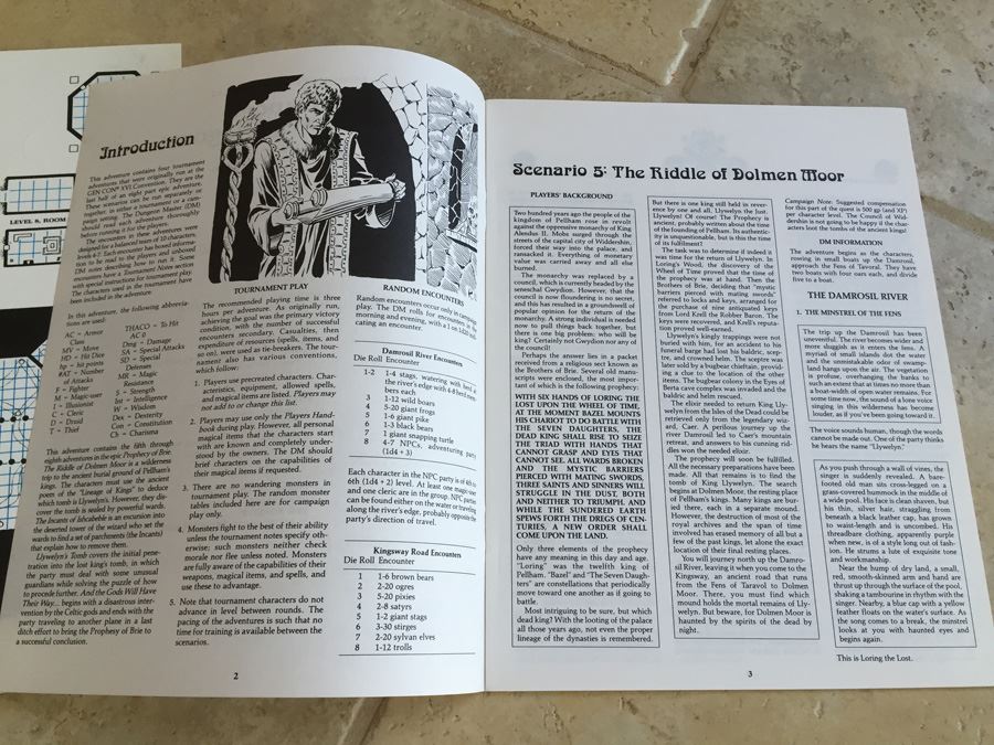 The Bane of Llywelyn (Advanced Dungeons & Dragons module C5) TSR 1985 [Photo 12]