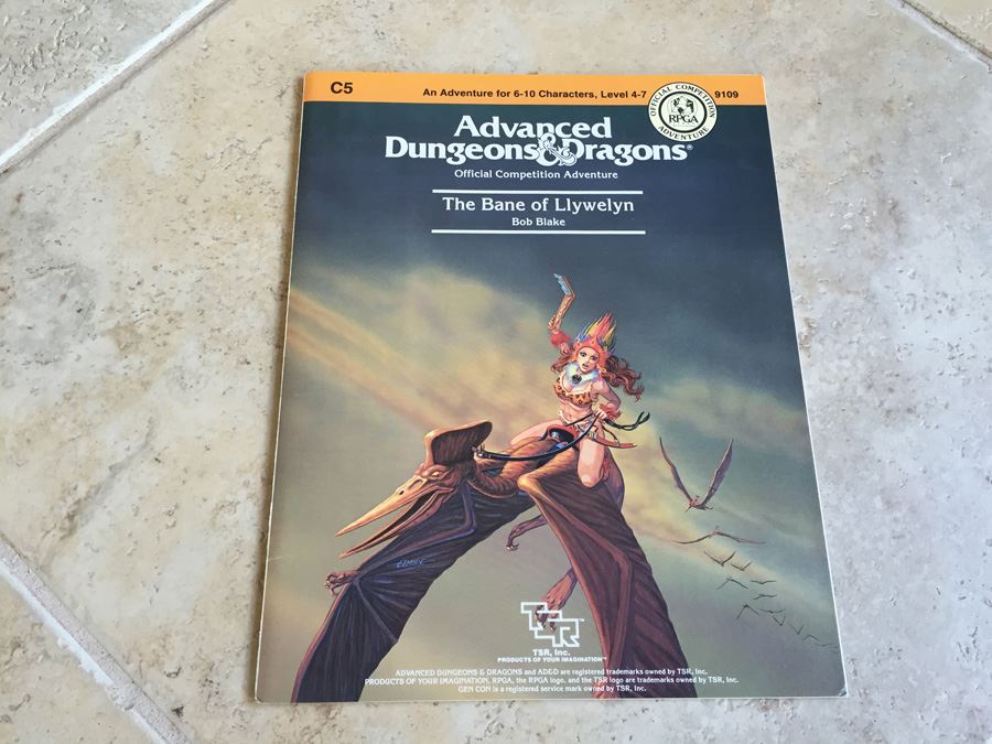 The Bane of Llywelyn (Advanced Dungeons & Dragons module C5) TSR 1985 [Photo 1]