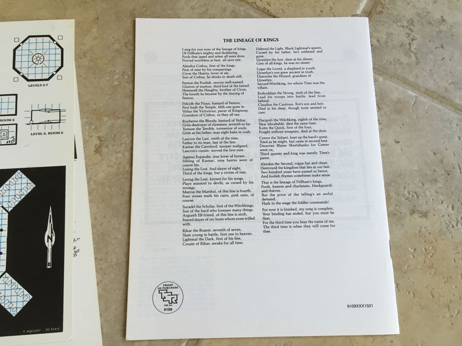 The Bane of Llywelyn (Advanced Dungeons & Dragons module C5) TSR 1985 [Photo 11]