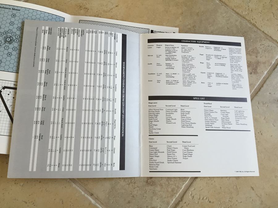 The Bane of Llywelyn (Advanced Dungeons & Dragons module C5) TSR 1985 [Photo 8]