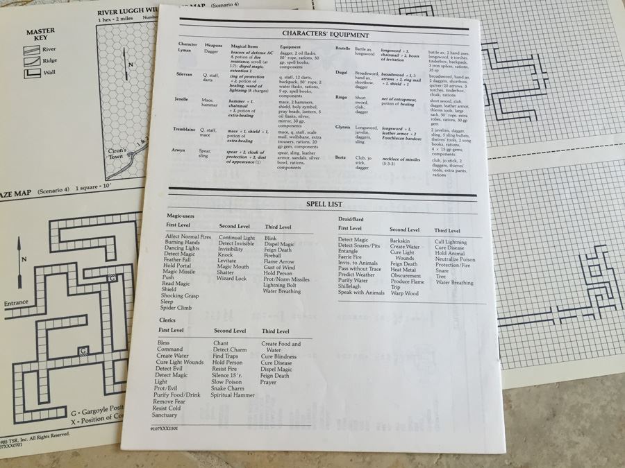 To Find a King (AD&D Fantasy Roleplaying, Module C4) TSR 1985 [Photo 14]