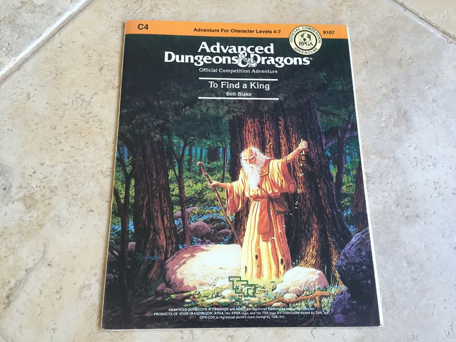 To Find a King (AD&D Fantasy Roleplaying, Module C4) TSR 1985 [Photo 1]