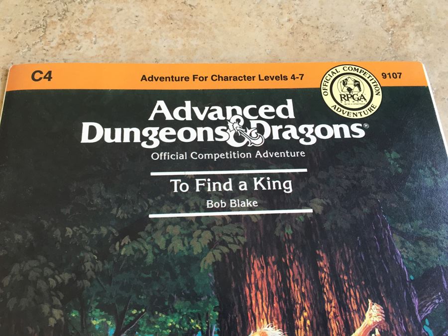 To Find a King (AD&D Fantasy Roleplaying, Module C4) TSR 1985 [Photo 2]