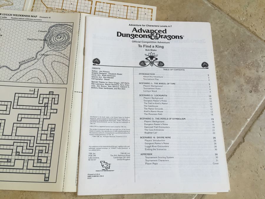 To Find a King (AD&D Fantasy Roleplaying, Module C4) TSR 1985 [Photo 10]