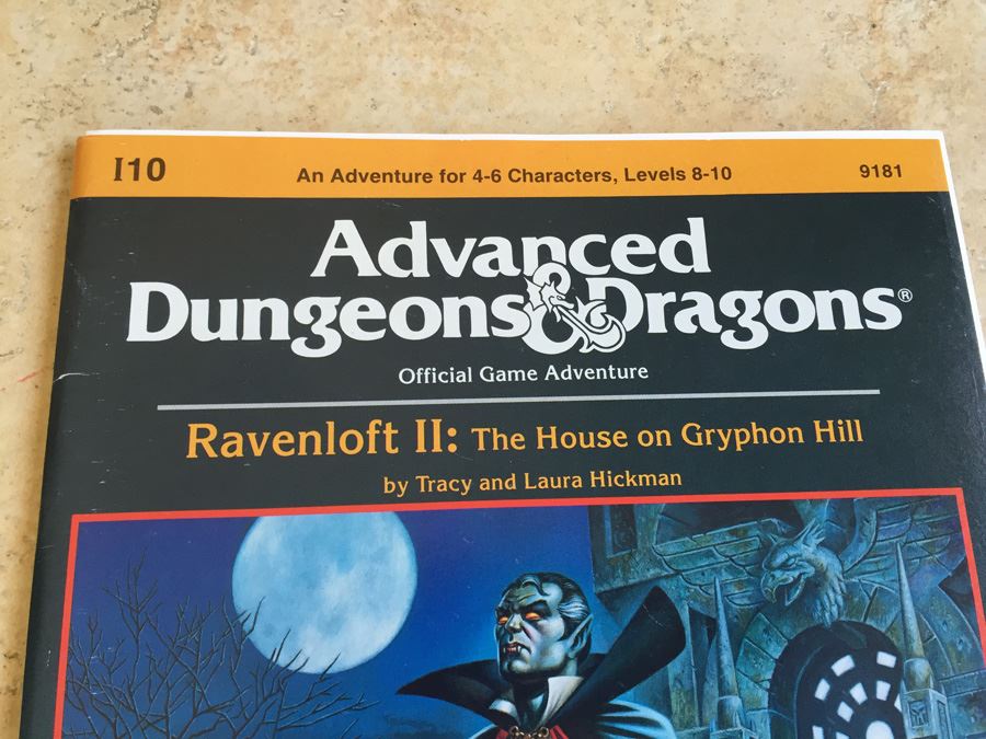 Ravenloft II: The House on Gryphon Hill : Module I10 (Advanced Dungeons and Dragons) TSR 1986 [Photo 2]