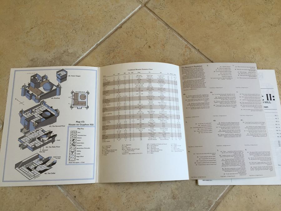Ravenloft II: The House on Gryphon Hill : Module I10 (Advanced Dungeons and Dragons) TSR 1986 [Photo 7]