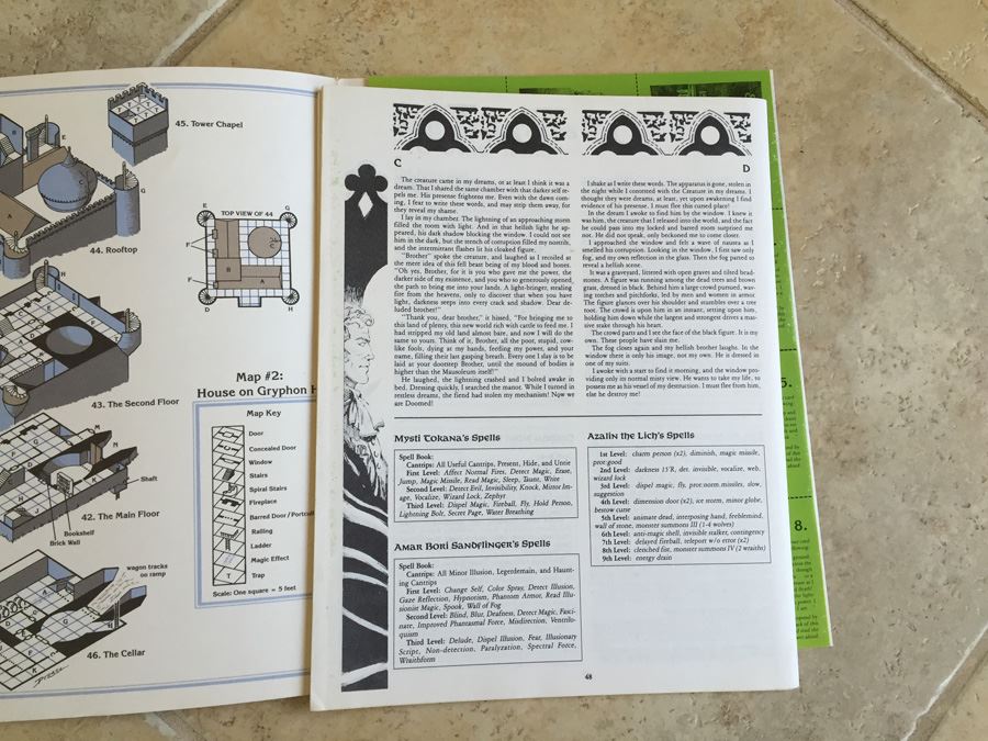 Ravenloft II: The House on Gryphon Hill : Module I10 (Advanced Dungeons and Dragons) TSR 1986 [Photo 12]