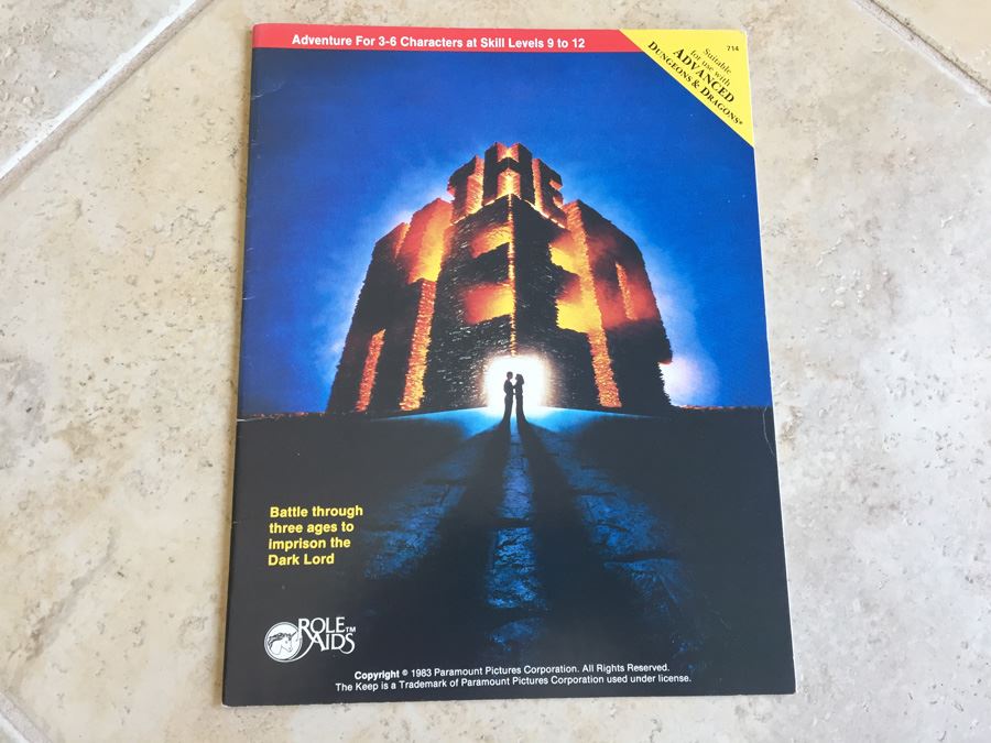 The Keep (Role Aids/Advanced Dungeons and Dragons) 1983 [Photo 1]