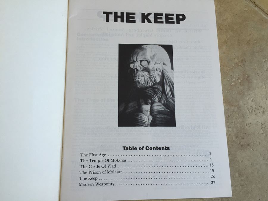 The Keep (Role Aids/Advanced Dungeons and Dragons) 1983 [Photo 2]