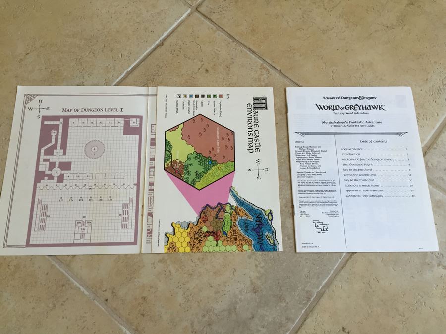 Mordenkainen's Fantastic Adventure (Advanced Dungeons & Dragons Module WG5) TSR 1985 [Photo 3]