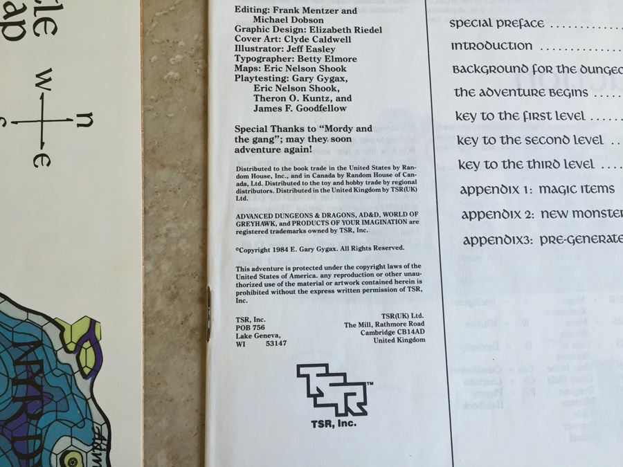 Mordenkainen's Fantastic Adventure (Advanced Dungeons & Dragons Module WG5) TSR 1985 [Photo 9]