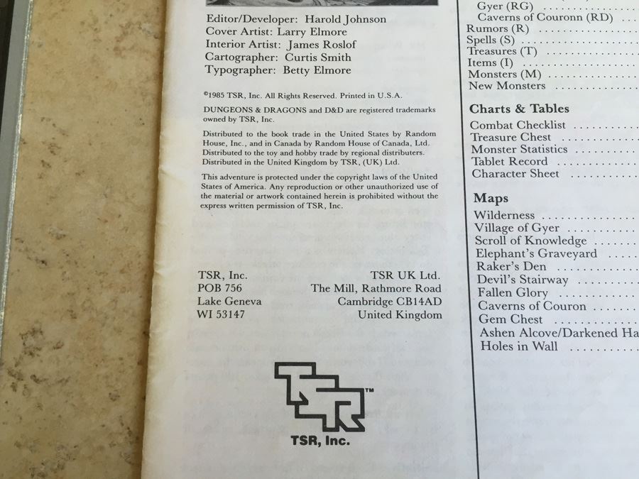 Mystery of the Snow Pearls (Dungeons & Dragons Module CM5) TSR 1985 [Photo 10]