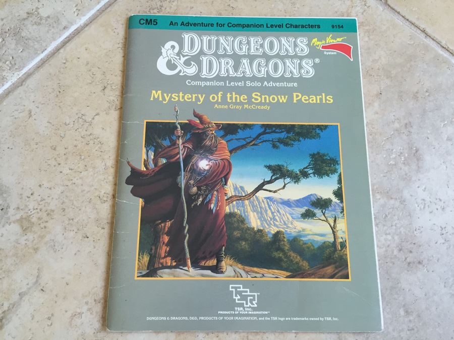 Mystery of the Snow Pearls (Dungeons & Dragons Module CM5) TSR 1985 [Photo 1]
